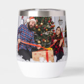 Persoonlijke kerstfoto met tweeledige serie (Achterkant)