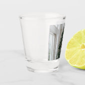 Persoonlijke kerstfoto met tweeledige serie shot glas (Links)