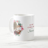 Persoonlijke kerstfoto mok voor het gezin (Voorkant links)
