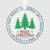 Persoonlijke kerstfoto ornament (voorkant)