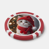 Persoonlijke kerstfoto poker chips (Enkel)