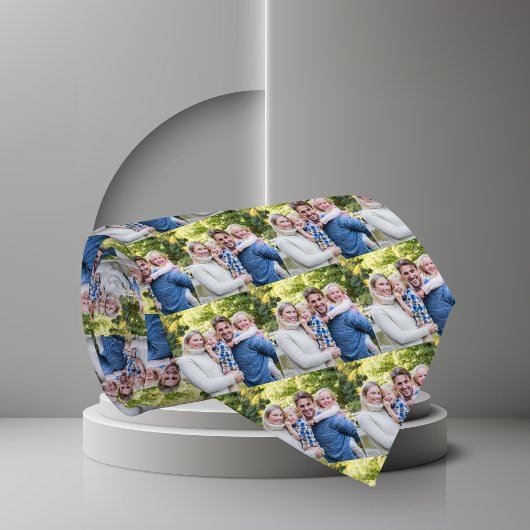 Persoonlijke kerstfoto stropdas