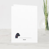 Persoonlijke kerstfoto van de dierenarts feestdagen kaart (Achterkant)