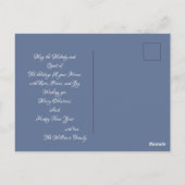  persoonlijke kerstfotokaart briefkaart (Achterkant)