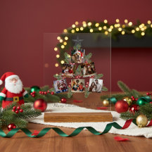 Persoonlijke kerstfoto's boom