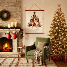 Persoonlijke kerstfoto's boom
