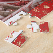Persoonlijke kerstfoto's Feestdagen Legpuzzel (Zijkant)