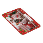 Persoonlijke kerstfoto's Feestdagen Magneet (Rechterzijde)