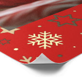 Persoonlijke kerstfoto's Feestdagen Poster (Hoek)