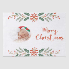 Persoonlijke kerstfoto's Feestdagen Tissuepapier