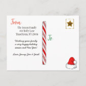 Persoonlijke kerstfoto's feestdagenkaart (Achterkant)