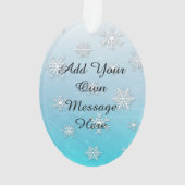 Persoonlijke kerstfoto's voor kinderen ornament (achterkant)