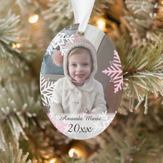 Persoonlijke kerstfoto's voor kinderen ornament (Boom)