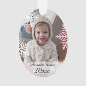 Persoonlijke kerstfoto's voor kinderen ornament (voorkant)