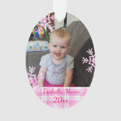 Persoonlijke kerstfoto's voor kinderen ornament (voorkant)