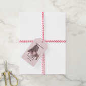 Persoonlijke Kerstgeschenklabels voor een Hertenge Cadeaulabel (Met Touw)