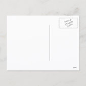 Persoonlijke kerstgroeten in juli Briefkaart (Achterkant)