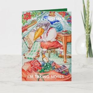 Persoonlijke kerstgroetkaart voor brave kinderen kaart