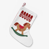 Persoonlijke kerstinslag kleine kerstsok (Voorkant (Hangend))