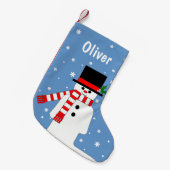 Persoonlijke kerstinslag voor Oliver Kleine Kerstsok (Voorkant (Hangend))