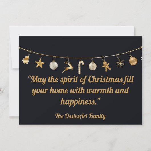 Persoonlijke kerstkaart (Voorkant)