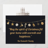 Persoonlijke kerstkaart (Voorkant / Achterkant)