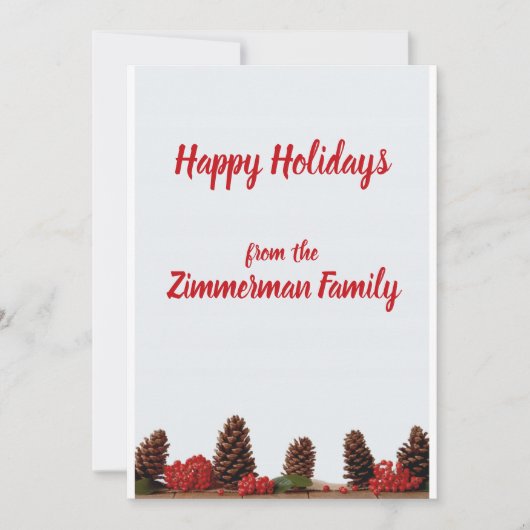 Persoonlijke Kerstkaart (Voorkant)