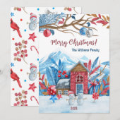 Persoonlijke kerstkaart (Voorkant / Achterkant)