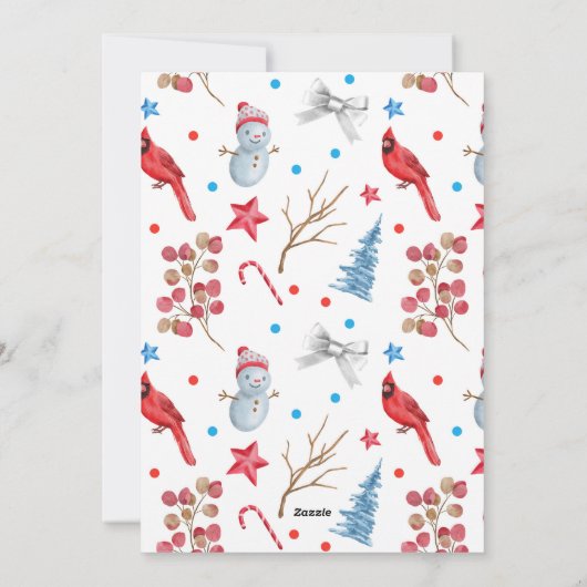 Persoonlijke kerstkaart (Achterkant)