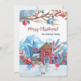 Persoonlijke kerstkaart