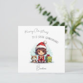 Persoonlijke kerstkaart (Staand voorkant)