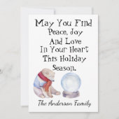 Persoonlijke kerstkaart (Voorkant)