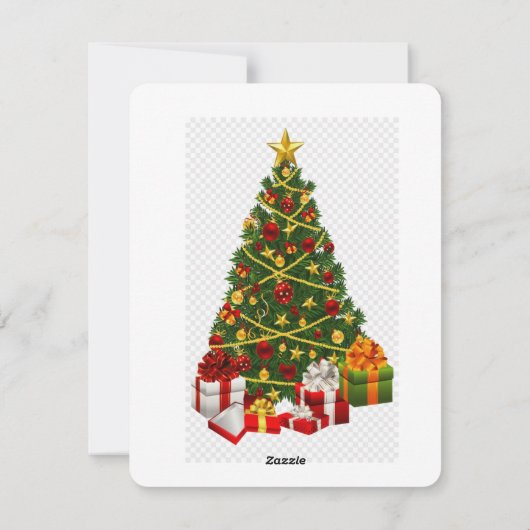 Persoonlijke kerstkaart (Achterkant)