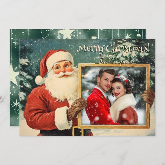 Persoonlijke  kerstkaart (Voorkant / Achterkant)