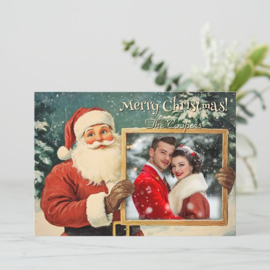 Persoonlijke  kerstkaart (Staand voorkant)