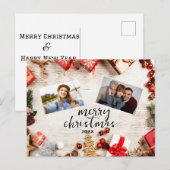 Persoonlijke Kerstkaart - Aangepaste Foto Kerstmis Feestdagenkaart (Voorkant / Achterkant)