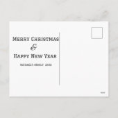 Persoonlijke Kerstkaart - Aangepaste Foto Kerstmis Feestdagenkaart (Achterkant)