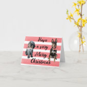 Persoonlijke kerstkaart kaart (Gele Bloem)