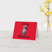 Persoonlijke kerstkaart kaart (Gele Bloem)