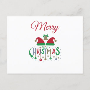 Persoonlijke kerstkaart — kerstkerstkerstsieraden feestdagenkaart