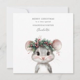 Persoonlijke kerstkaart kleindochter