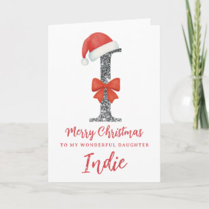 Persoonlijke kerstkaart - Letter I Kaart