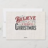 Persoonlijke Kerstkaart met foto's (Achterkant)