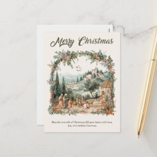 Persoonlijke Kerstkaart met religieus thema Feestdagenkaart