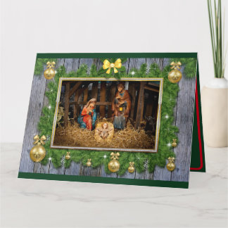 Persoonlijke kerstkaart op de nativescherm bedankkaart