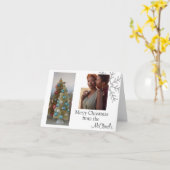 Persoonlijke kerstKaart - Persoonlijke foto's Kaart (Gele Bloem)