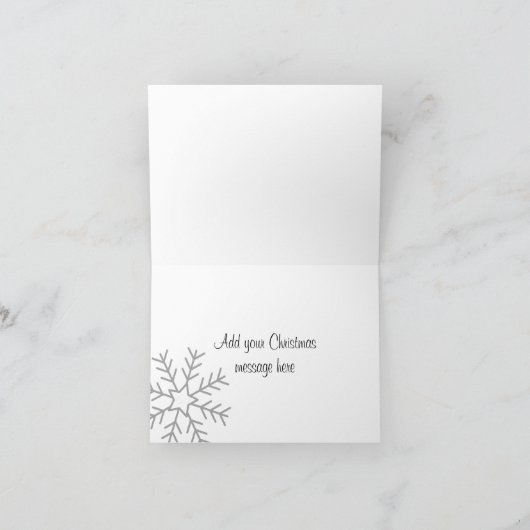 Persoonlijke kerstKaart - Persoonlijke foto's Kaart (Binnen)