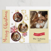 Persoonlijke kerstkaart voor de familie