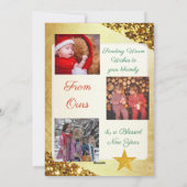 Persoonlijke kerstkaart voor de familie (Achterkant)