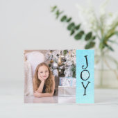 Persoonlijke kerstkaart voor de fotoserie feestdagenkaart (Staand voorkant)